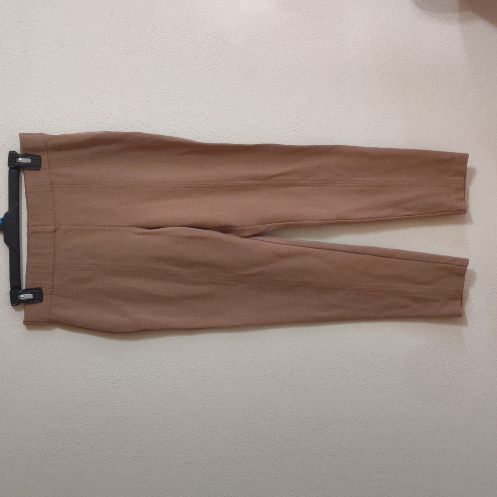 FWB Tan Topstitched Leggings 6